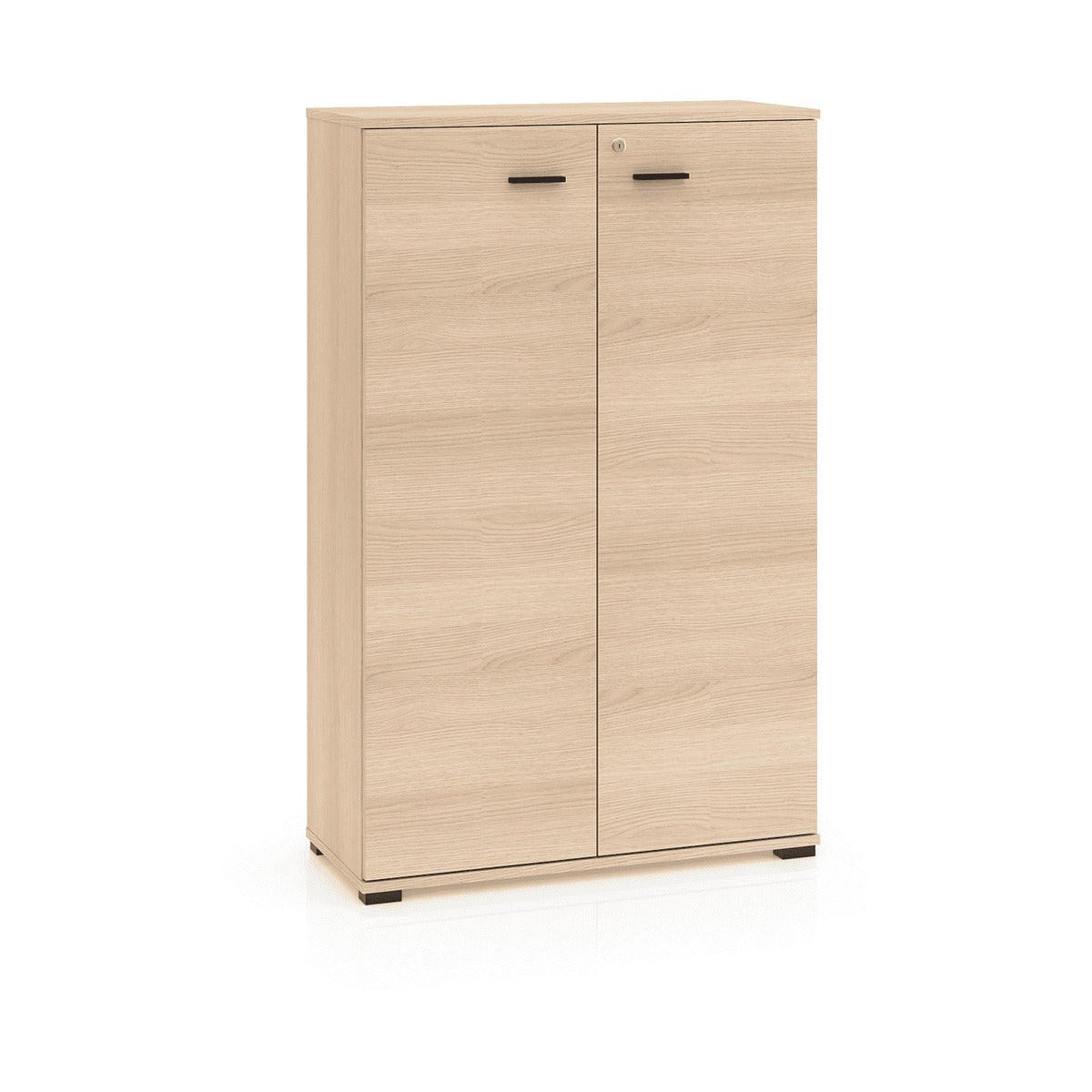 AKTENSCHRANK – 79 cm – Odelis – Schwarz - Schwarz, Holzwerkstoff (79/124/34cm) - hi-markt
