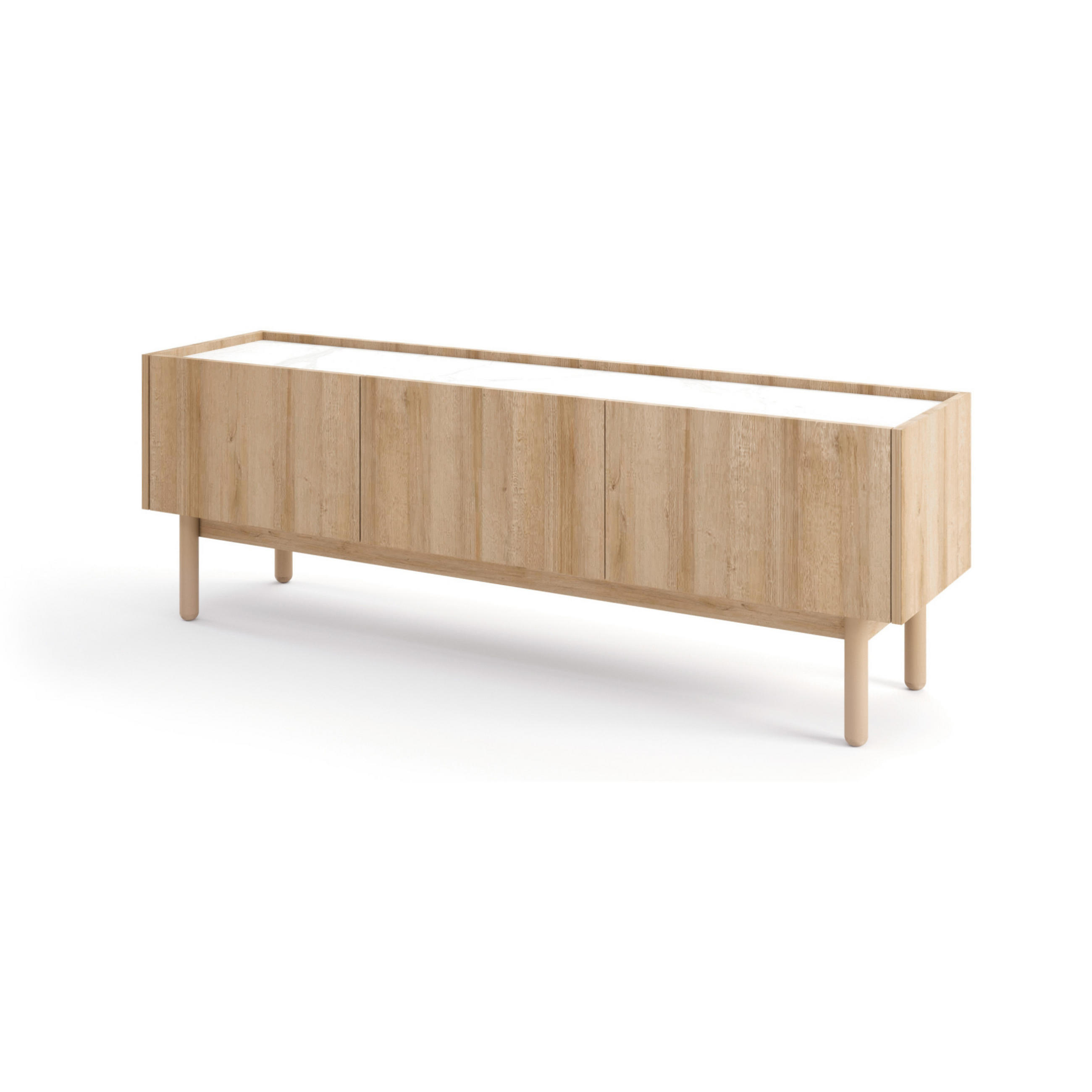 Furnlux Tv-Lowboard Beige 144x48x37 cm