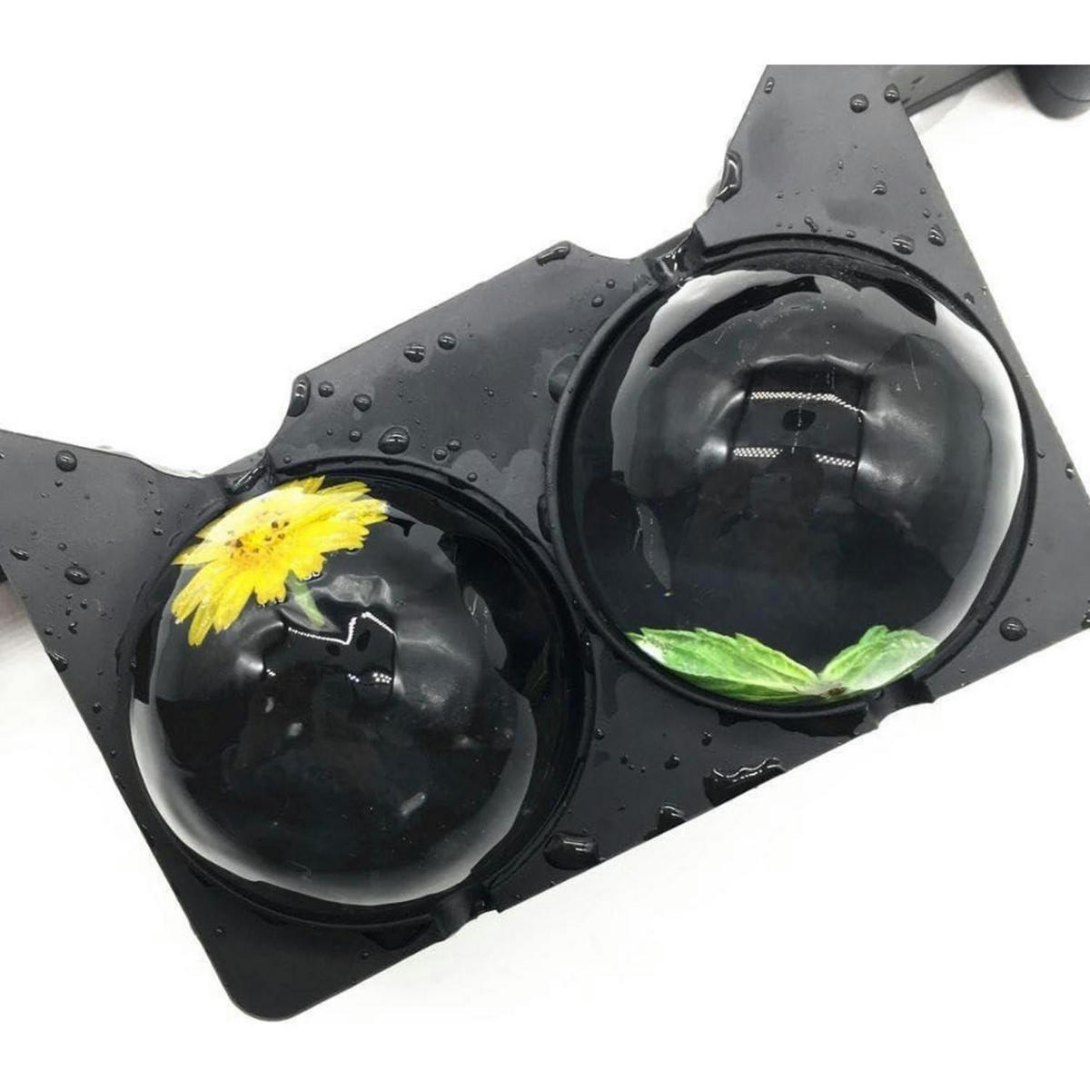 EISWÜRFELFORM Jumbo-Eisbälle 2,36 Zoll 4er Set - Transparent, Kunststoff (11/18.5/17cm)