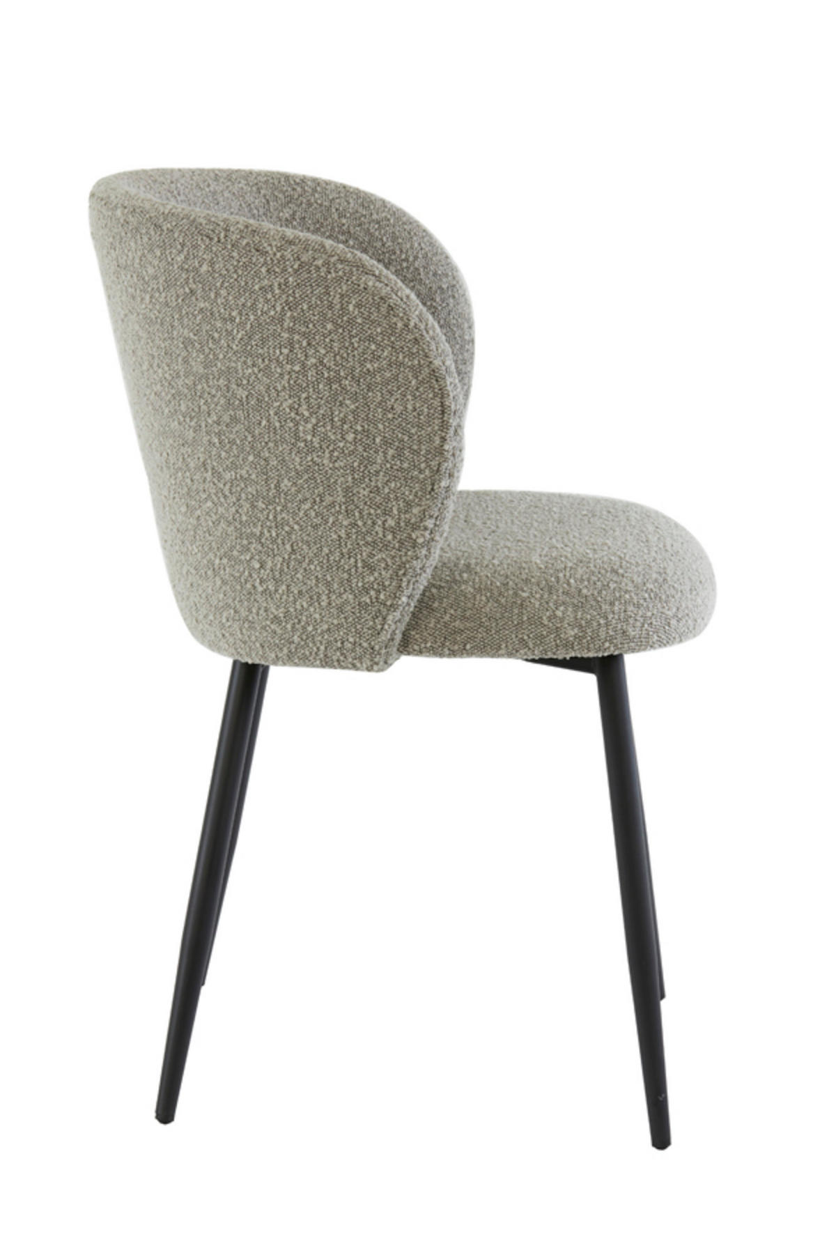 ESSZIMMERSTUHL Elyna Grau 56/55/79 cm - Grau, Textil (55/79/56cm) - Light & Living
