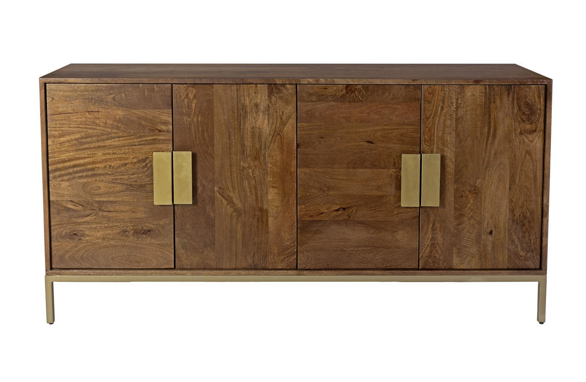 SIDEBOARD Ralf Mangoholz Braun 75x43x147cm - Braun, Holz (147/75/43cm) - DELUKE