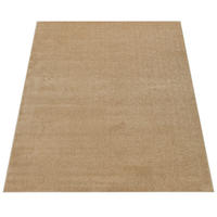 KURZFLORTEPPICH Waschbar, einfarbig, Gold, 60 x 100 cm - Goldfarben, Textil (60/100cm) - KADIMA DESIGN