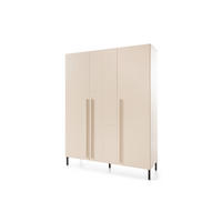 KINDERKLEIDERSCHRANK SORENTO 01 150/50/195 in Sandbeige/Geölte Eiche/Royalblau - Eichefarben/Beige, Holzwerkstoff (150/195/50cm) - Deine Möbel 24