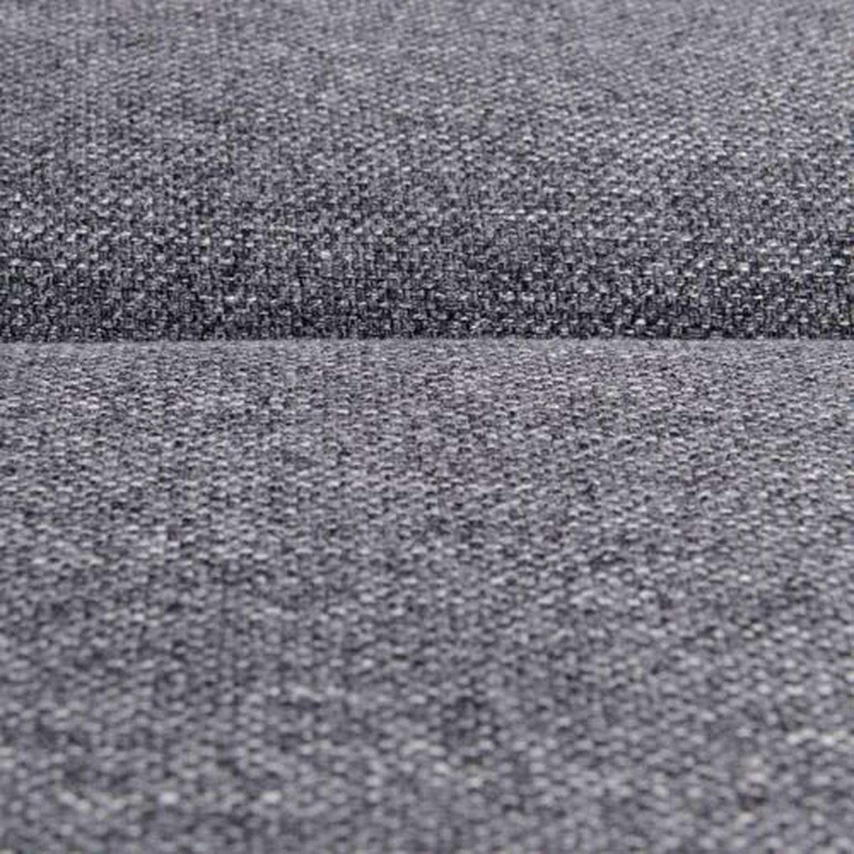 ECKSOFA in Flachgewebe Graphitfarben  - Schwarz/Graphitfarben, Design, Textil/Metall (260/210cm) - Johann Jakob