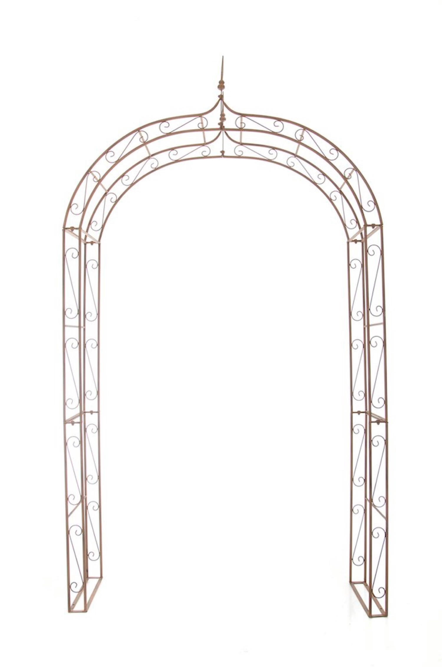 ROSENBOGEN Lena antik braun - Braun, Metall (147/264/27cm) - TPFGarden