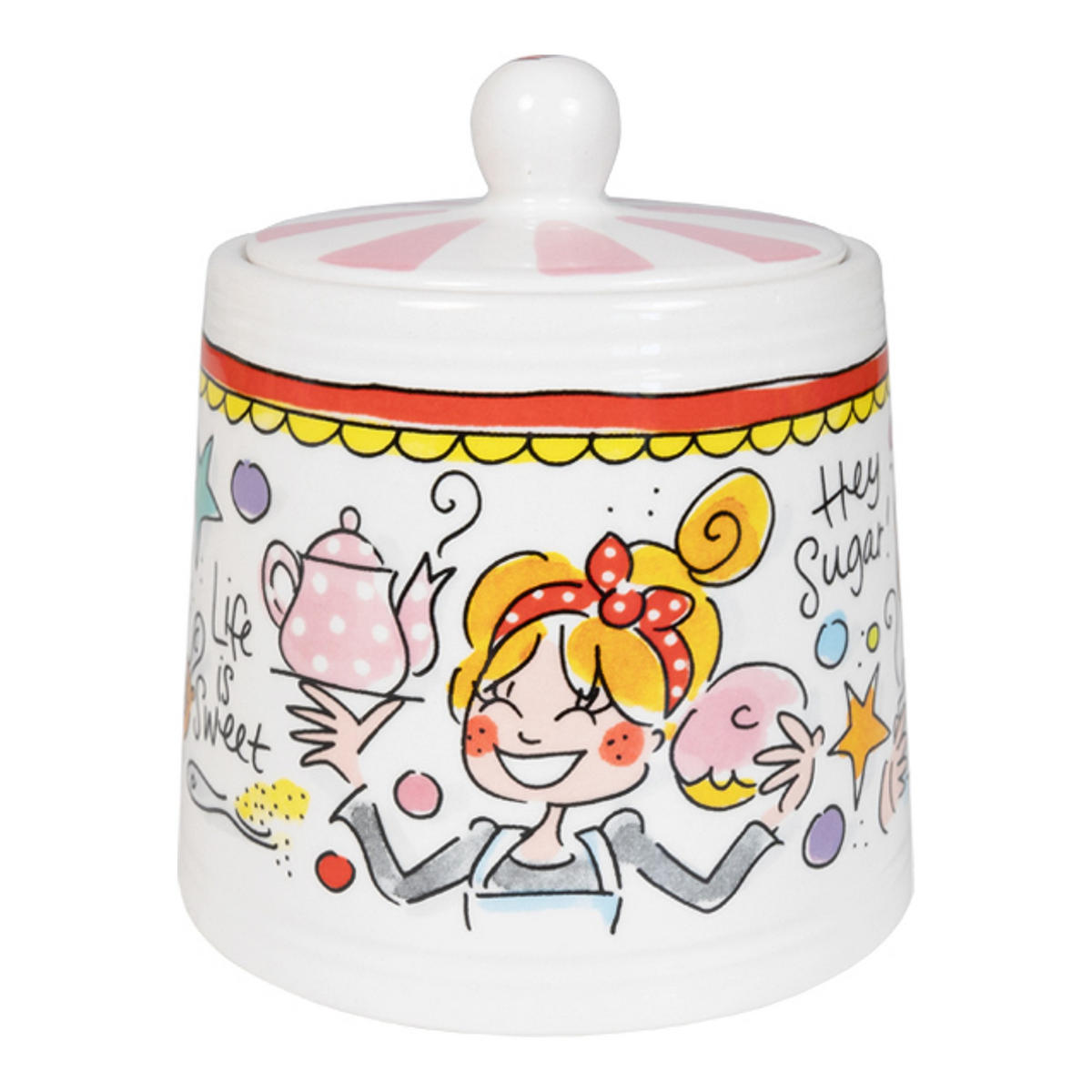 ZUCKERDOSEN Süß in Bunt - 11,5cm - Multicolor, Keramik (10.5/11.5cm) - Blond Amsterdam