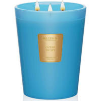 DUFTKERZE im Glas Ozean Meersalz 3 Dochte 990g - Blau, Paraffin (15.8cm)