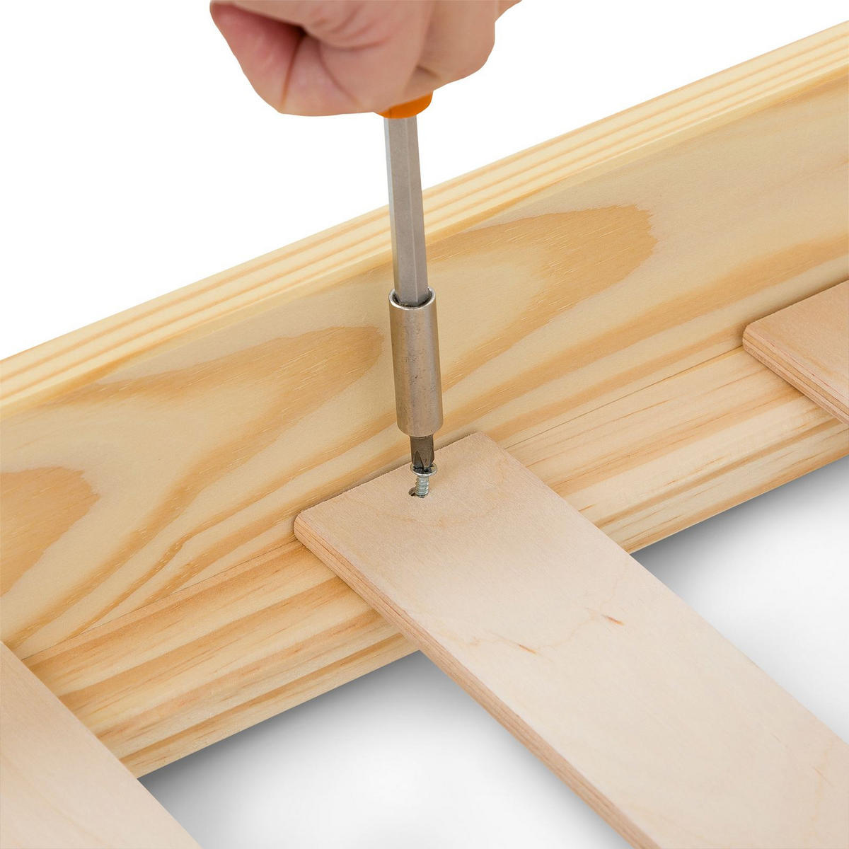 LATTENROST PASIA 120x190 cm natur - Naturfarben, Holz (120/190cm) - IDIMEX