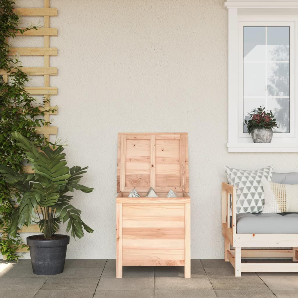 GARTENTRUHE 50x49x56,5 cm Massivholz Tanne - Hellbraun, Holzwerkstoff (50/56.5/49cm) - furnicato