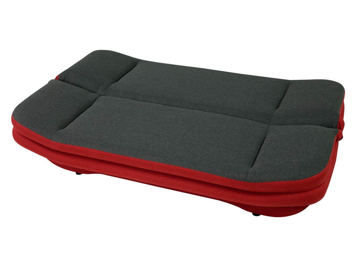SCHLAFSOFA Weronika Premium - Hellbraun/Schwarz, Holz/Kunststoff (200/95/90cm) - MIRJAN24