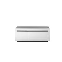LOWBOARD M11 Weiß & Anthrazit 140/56/50 cm - Weiß, Holzwerkstoff (140/56/50cm) - Livojo