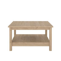 COUCHTISCH, Madrid, Eiche, Spanplatte foliert, 81 x 81 x 45 cm - Eichefarben, Holzwerkstoff (81/81/45cm) - ebuy24