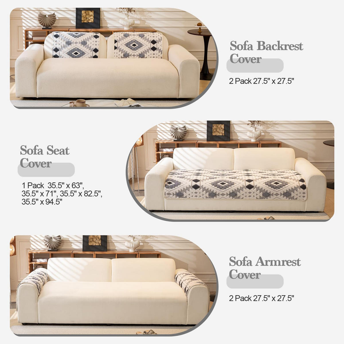 SOFAÜBERWURF ‎Jacquard Plush Dunkelgrau 1 Stück - Dunkelgrau, Textil (70/180cm) - Kaket