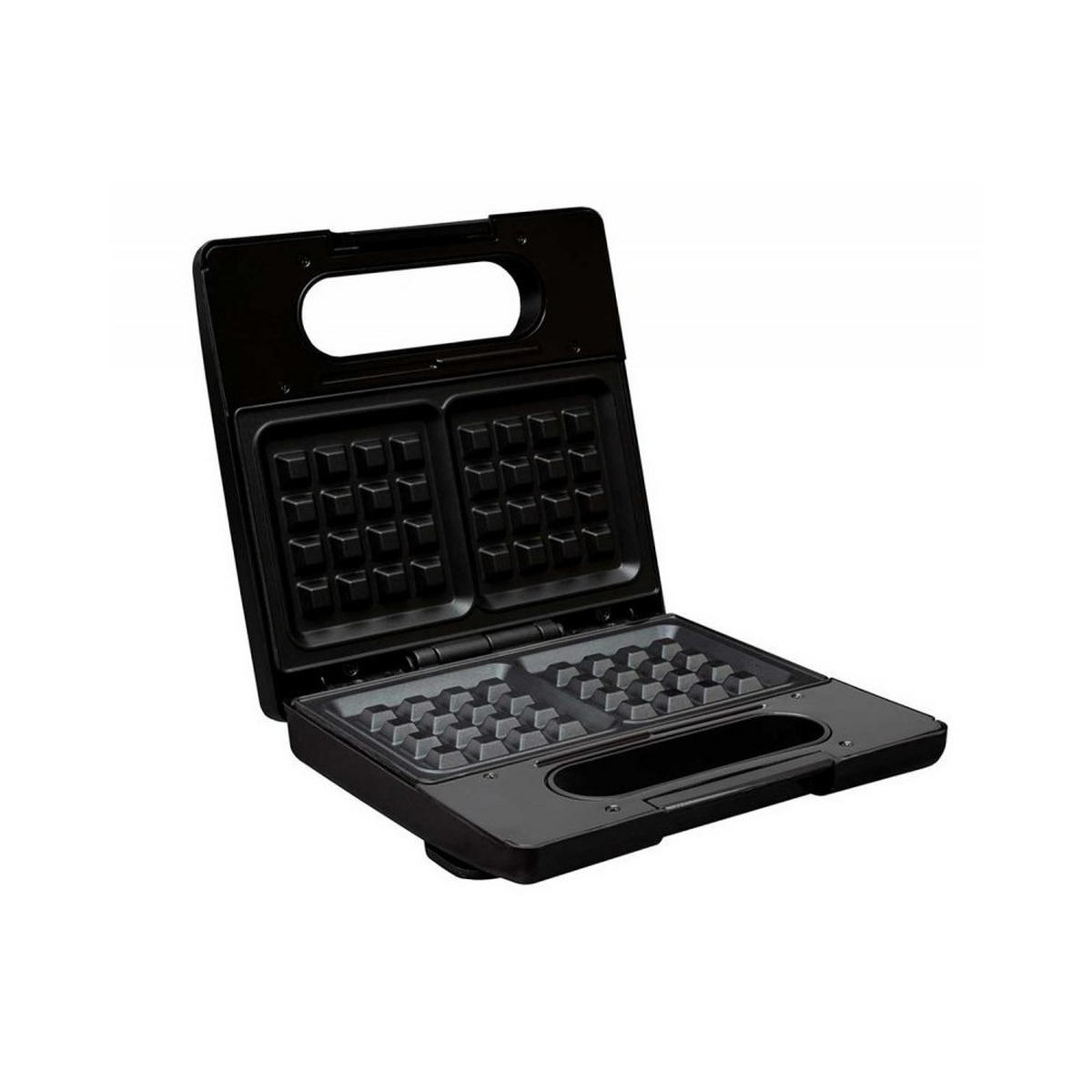 WAFFELEISEN Waffeleisen 30212 - Schwarz, Kunststoff (23/9/23cm) - Berlinger Haus