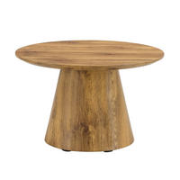 COUCHTISCH 60/60/35 cm in Holzoptik aus MDF–rund und vielseitig - Naturfarben, Holzwerkstoff (60/60/35cm) - Flora Grace