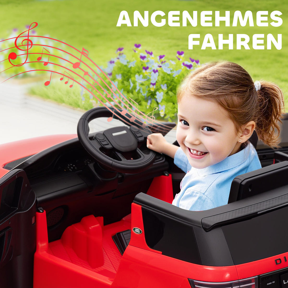 FAHRZEUGE zum Draufsitzen Rot 106.0/65.5/51.0cm - Rot, Kunststoff (106/65.5/51cm)