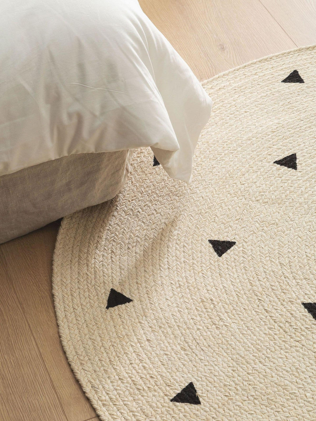 KINDERTEPPICH Pippa Cream ø 160 cm rund - Beige, Naturmaterialen (160/1cm) - KUNSTLOFT