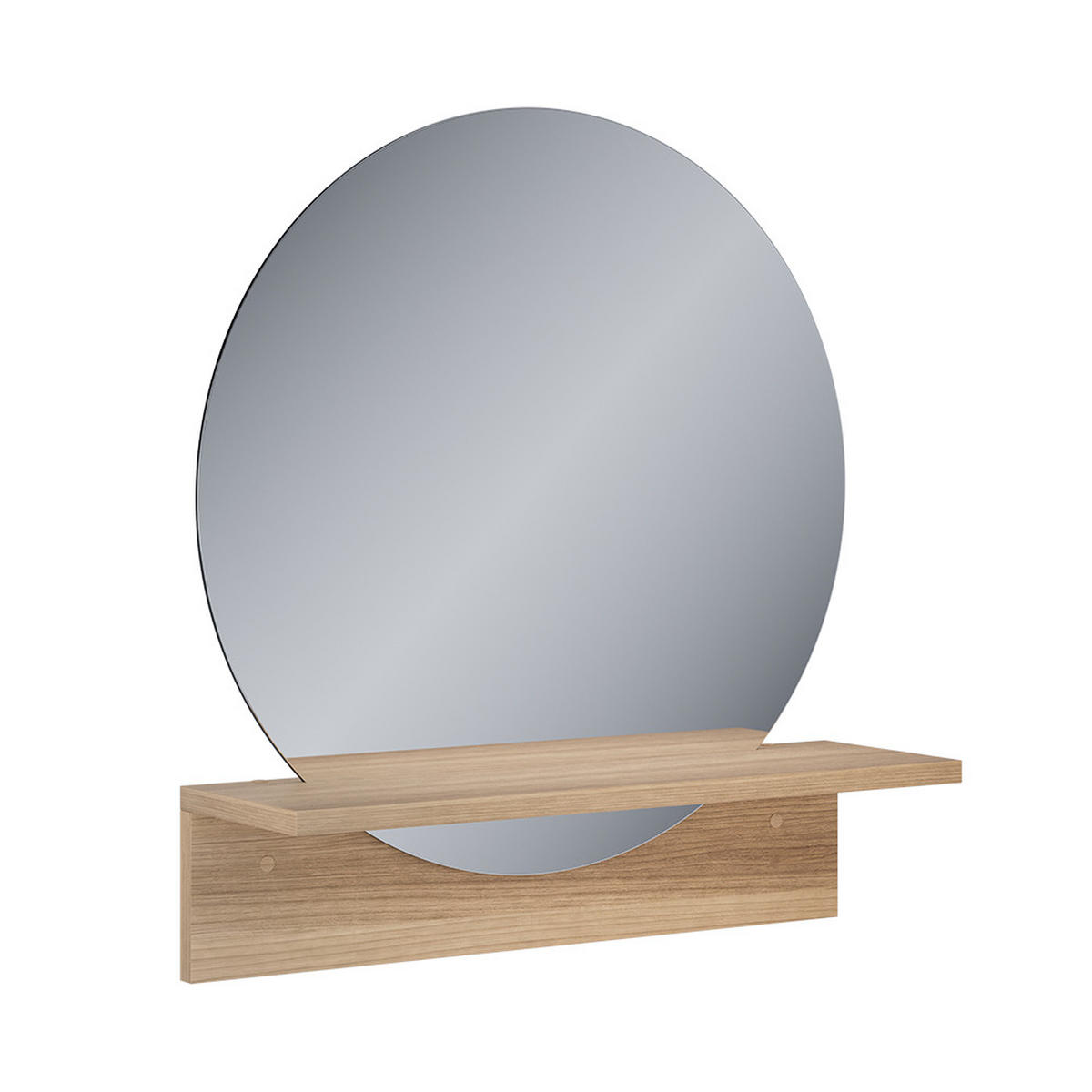 BADEZIMMERSPIEGEL Elyra Goldkraft Eiche 50 x 54.5 cm mit Ablage - Honigeiche, Holzwerkstoff (50/54.5/15cm) - Vicco