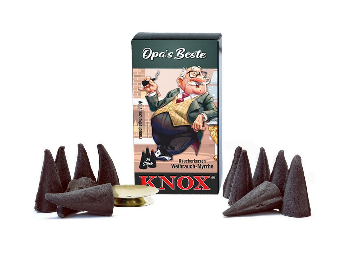 RÄUCHERKERZEN Sparset Schokolade-Riesen, Glimmschale, Opas Beste Weihrauch - Multicolor, Metall (6.5/2.3/12.5cm)