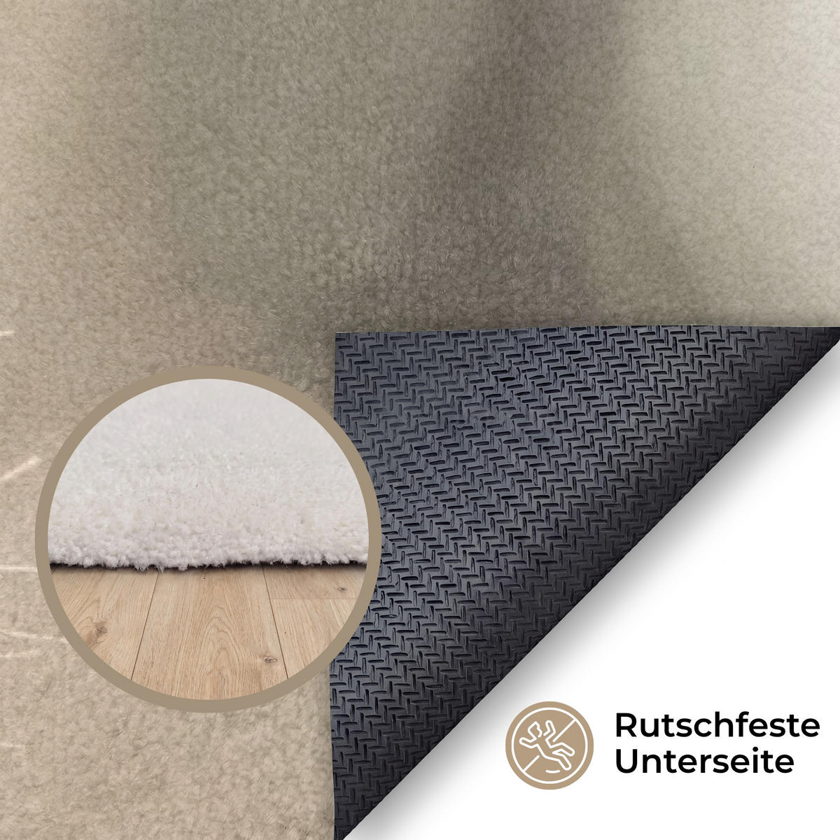 KOBERCE - Chvostoskok - Biely - Slnečné svetlo - 230x150 cm - béžová, textil/plast (230/0.4cm) - OnlyWow