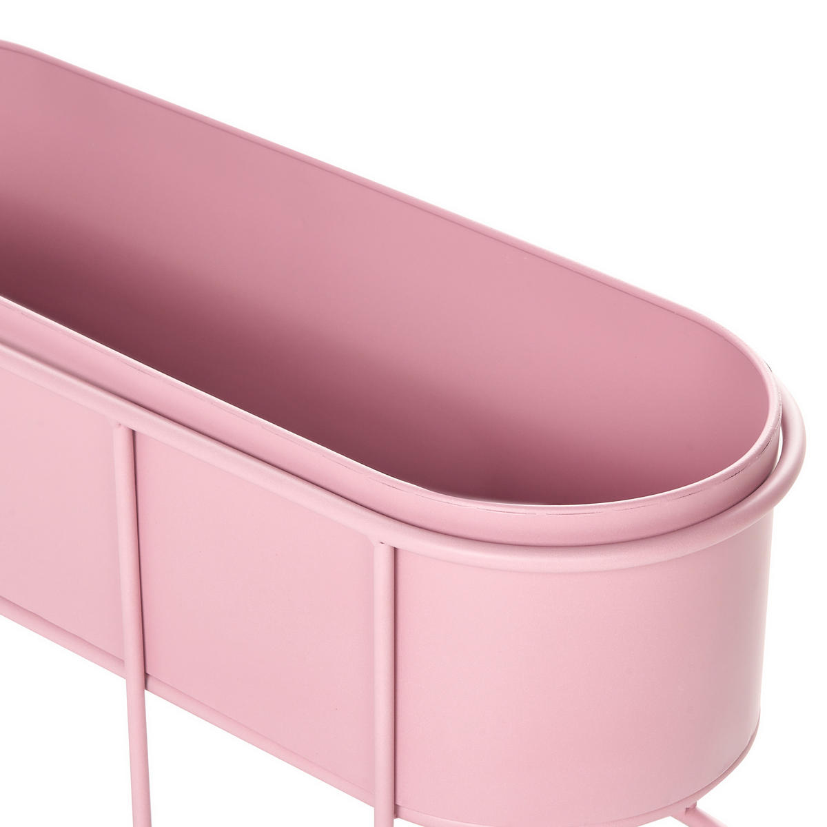 PFLANZENSTÄNDER Rosa Sumire - Pink, Metall (28cm) - Beliani