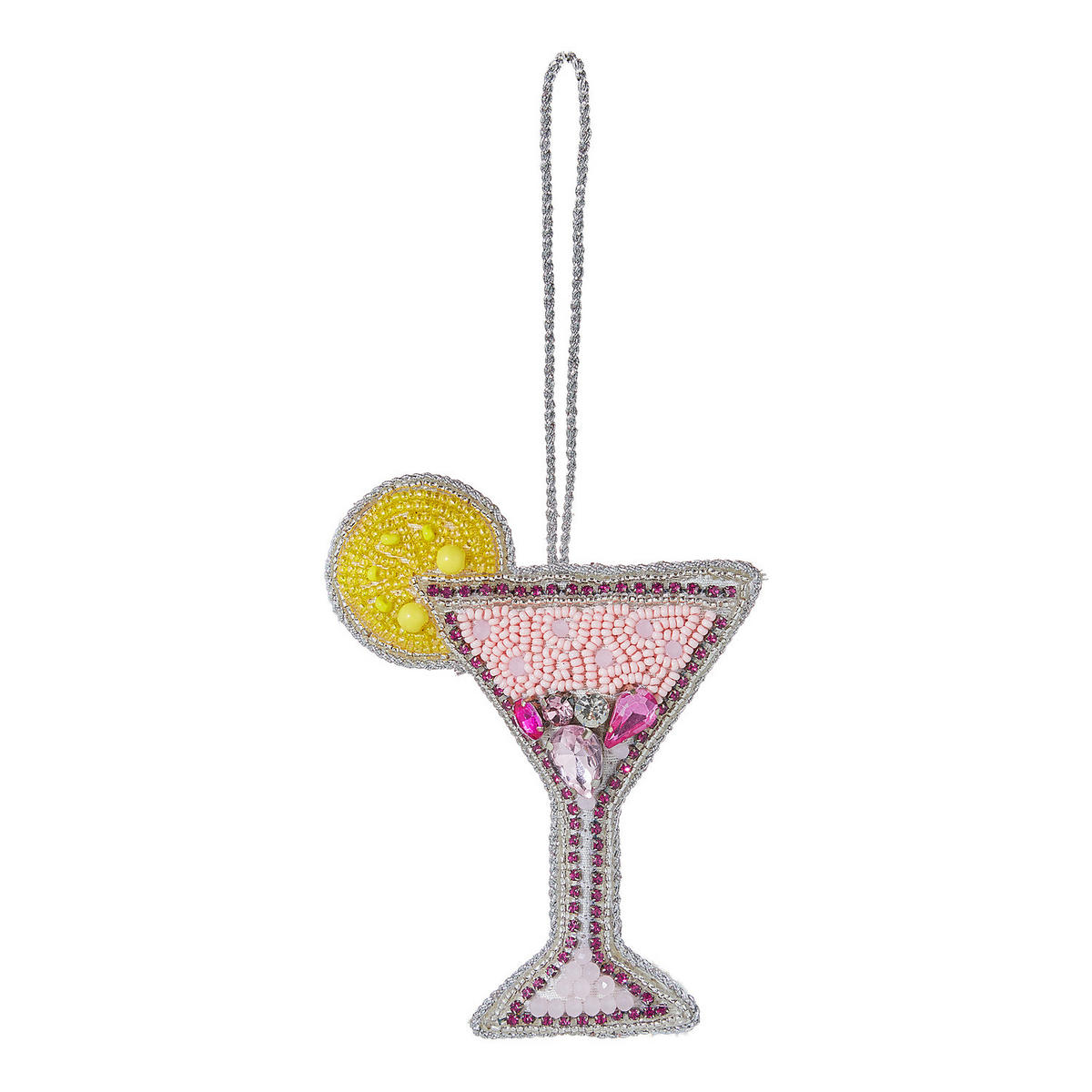 BAUMANHÄNGER Hang On Ornamanet Martini - Pink, Glas/Kunststoff (8/9/1cm) - Butlers