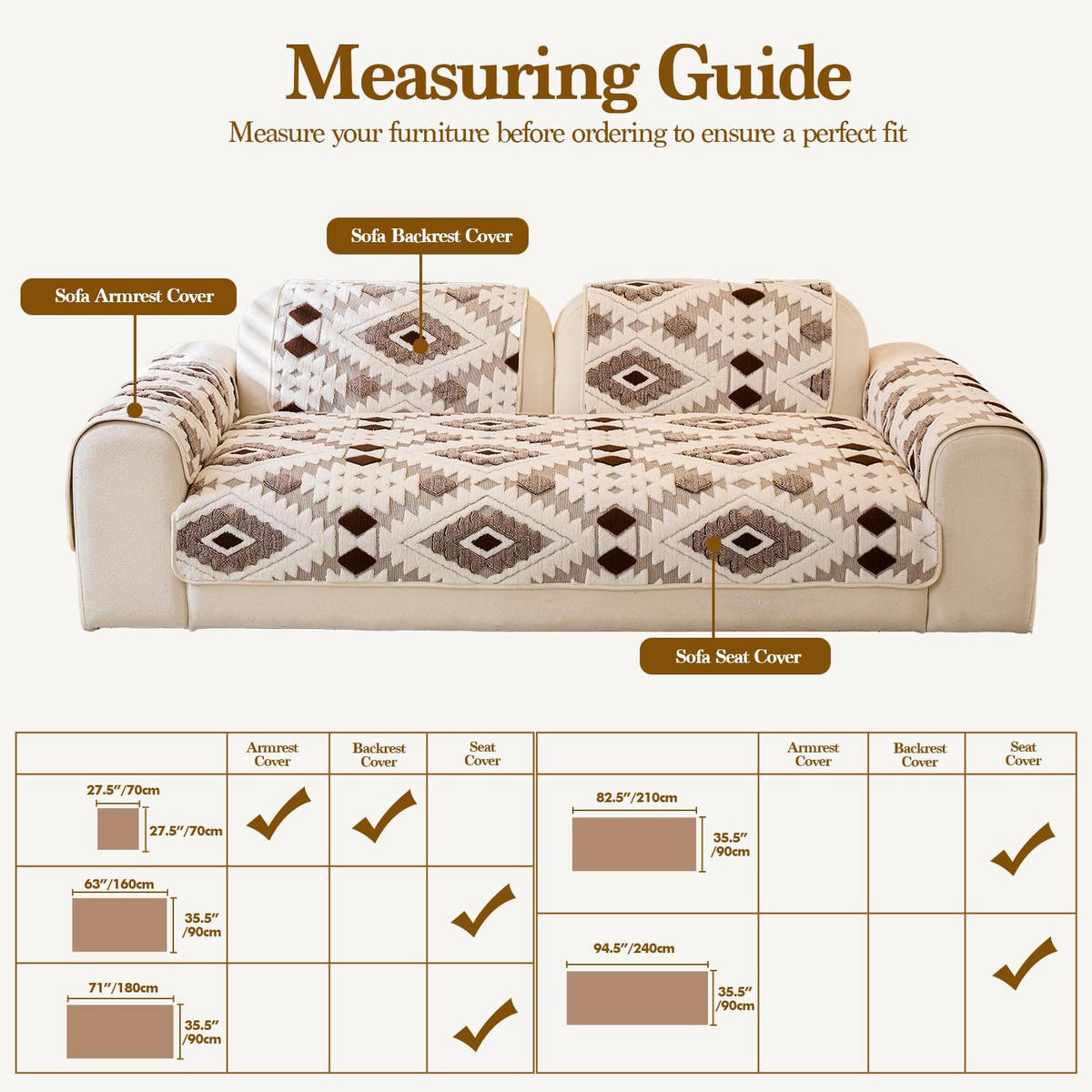 SOFAÜBERWURF ‎Jacquard Plush Braun 1 Stück - Braun, Textil (70/180cm) - Kaket