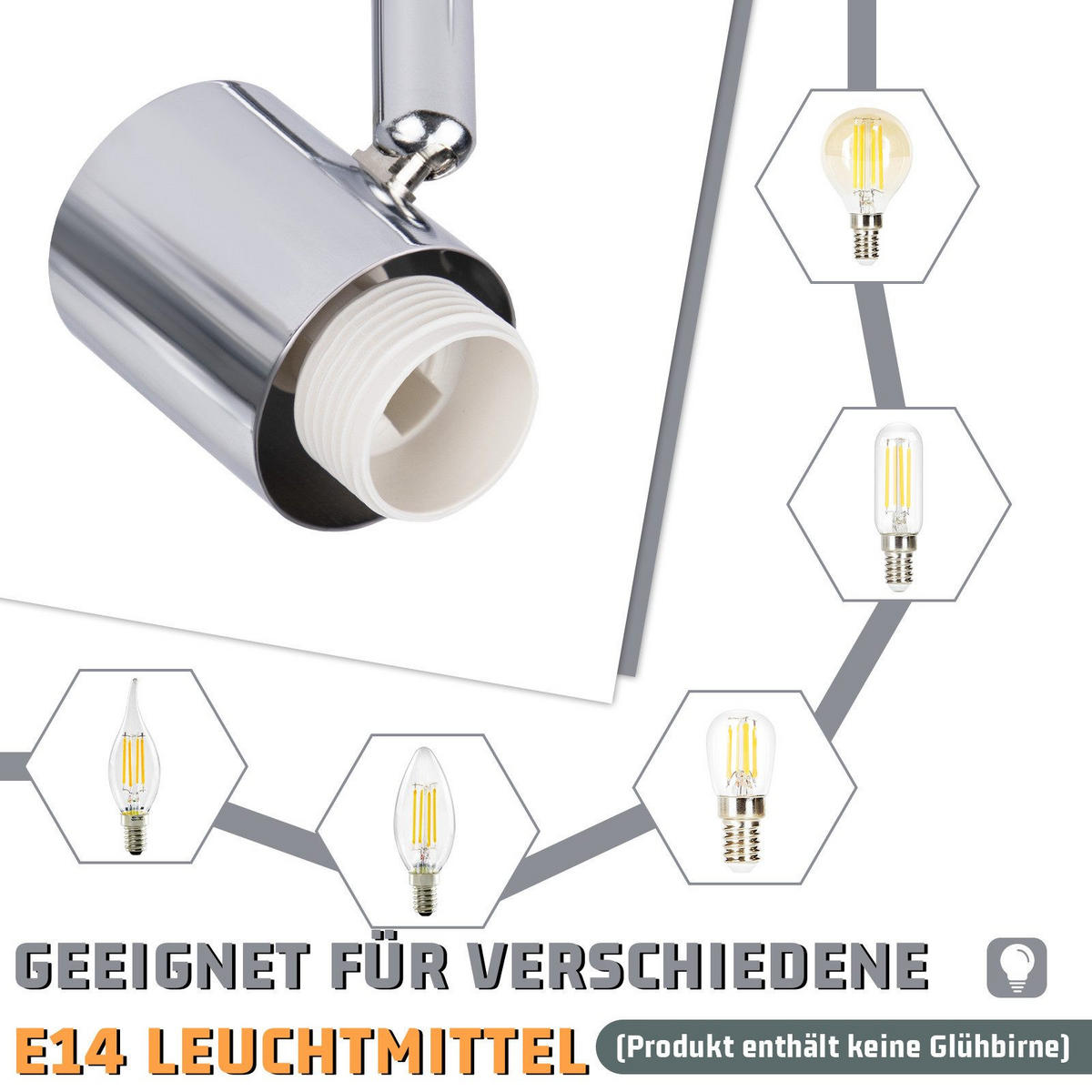 DECKENLEUCHTE Lemberg 150/10/17.5cm - Weiß, Metall (150/10/17.5cm) - Nettlife