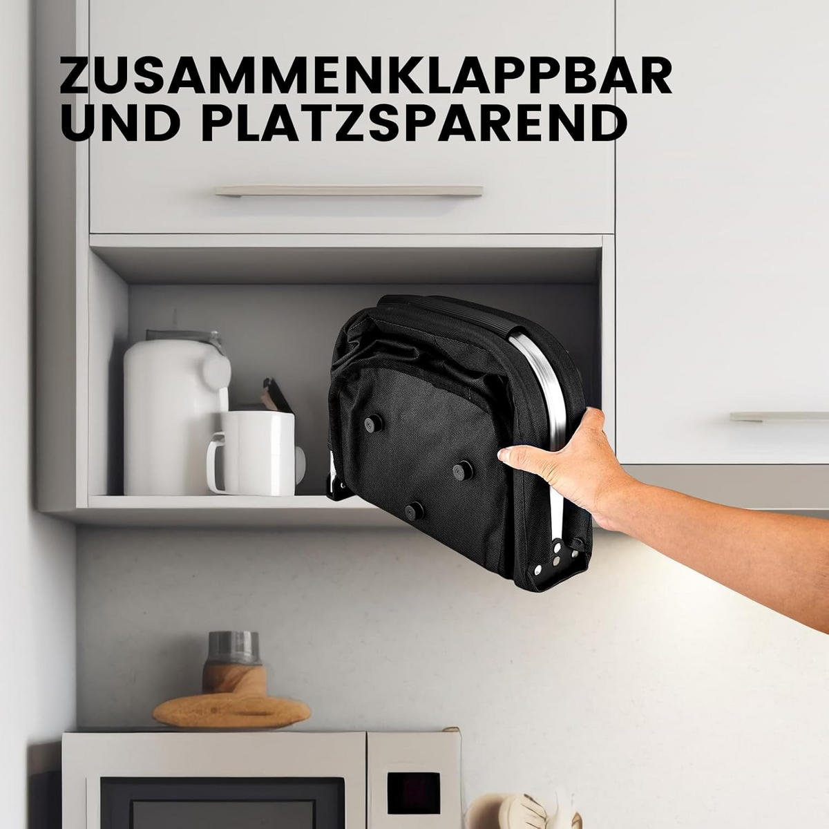 EINKAUFSKORB Faltbarer 30L - Dunkelrot, Textil (27/25/46cm) - Kaket