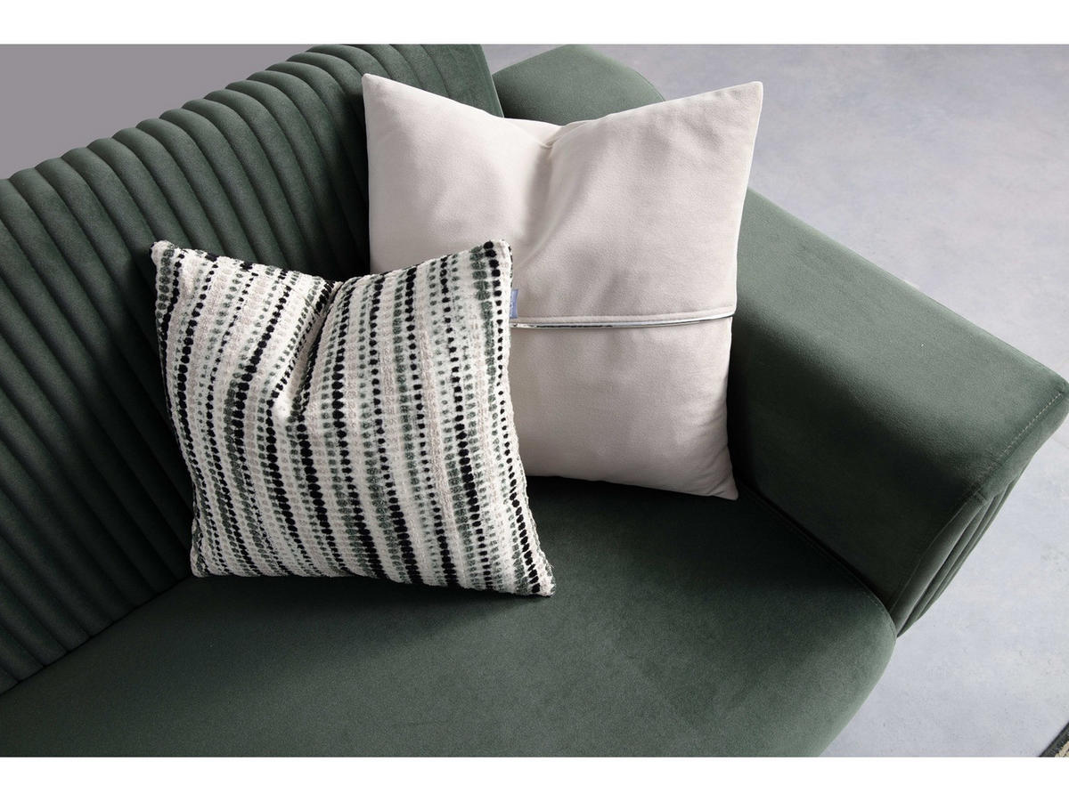 SOFA Versus 2-Sitzer Grün - Grün, Kunststoff/Textil (180/84/90cm)