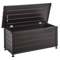 AUFBEWAHRUNGSBOX Braun Campalto - Braun, Metall (113/52/50cm) - Beliani
