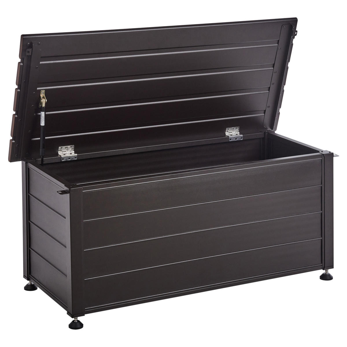 AUFBEWAHRUNGSBOX Braun Campalto - Braun, Metall (113/52/50cm) - Beliani