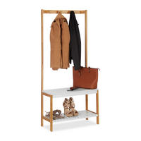 GARDEROBENSTÄNDER - Multicolor, Holz/Holzwerkstoff (70.5/150/30cm) - Relaxdays