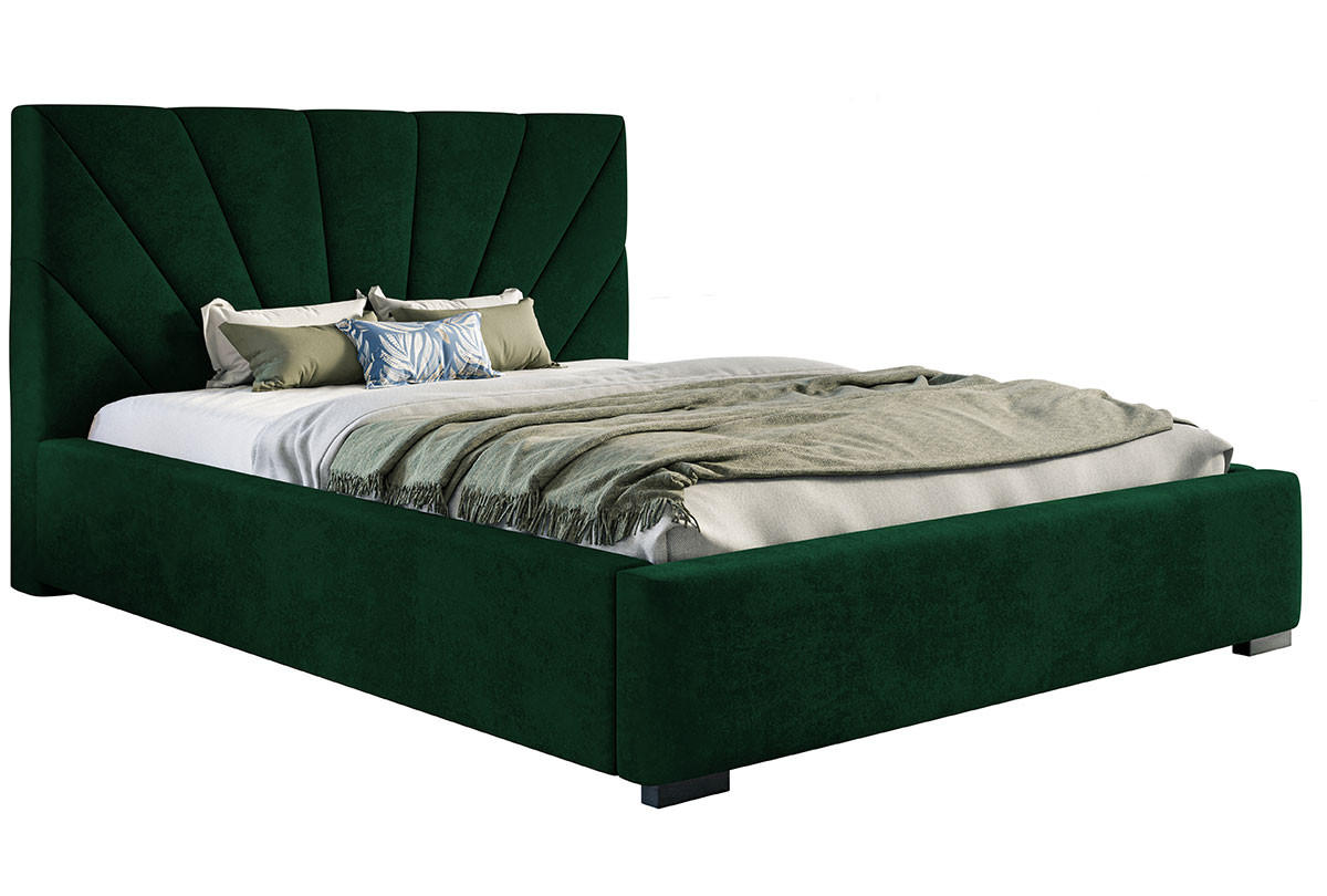 BETT Grün BEN 9 Mit Bettkasten 180x200 cm - Grün, Textil (180/200cm) - Sepro Meble