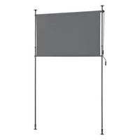AUSSENROLLO Cimarra - Dunkelgrau, Textil/Metall (200/270cm) - pro.tec