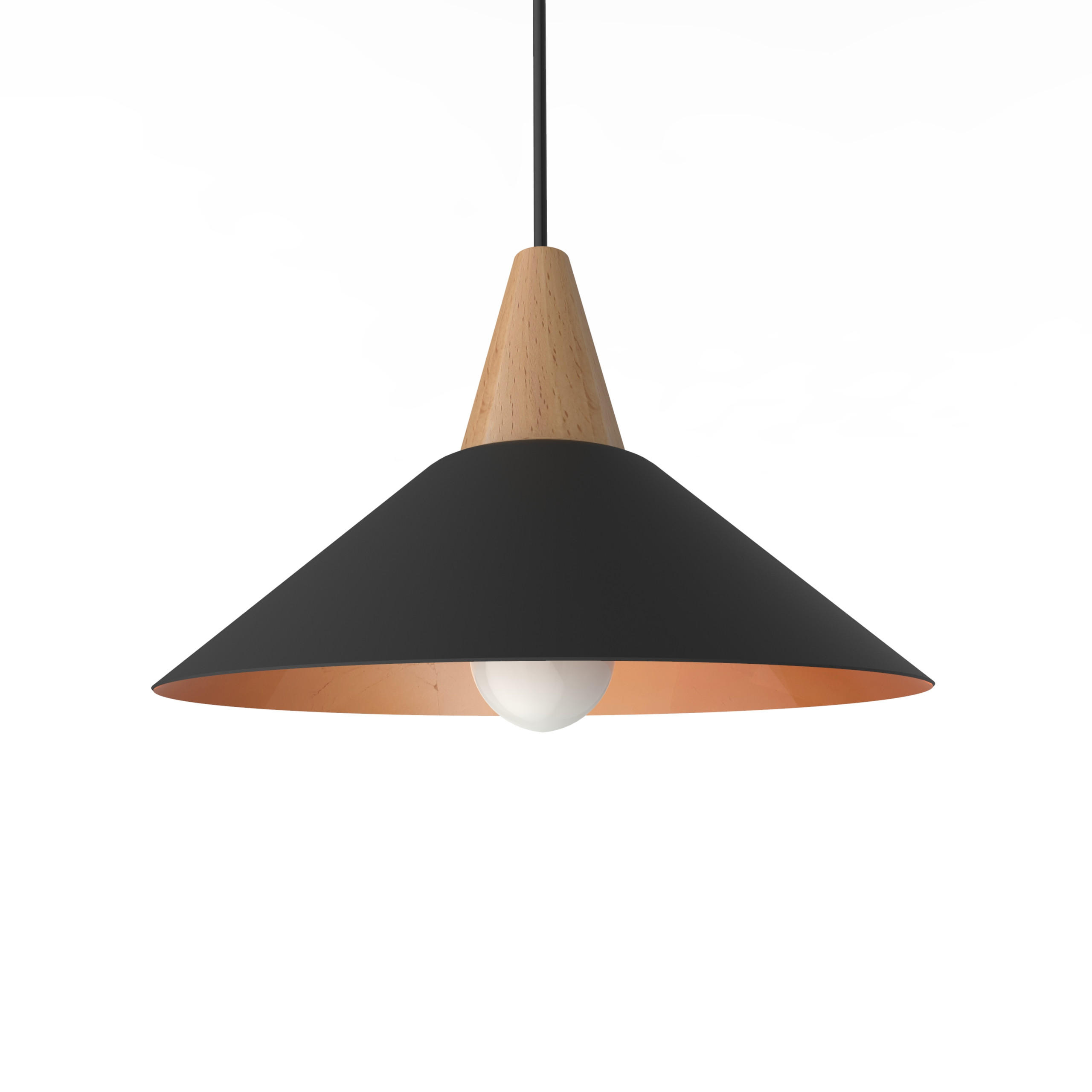 HÄNGELEUCHTE - Kupferfarben, Metall (25/25/16cm) - Lumicom