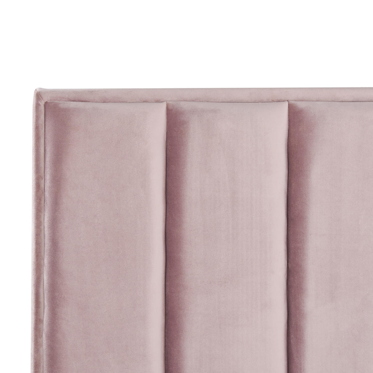 POLSTERBETT 160x200 cm Rosa Sezanne - Pink, Textil (160/200cm) - Beliani