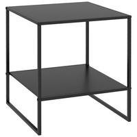 BEISTELLTISCH, Stahl, Schwarz - Schwarz, Metall (40/40/45cm) - HOMCOM