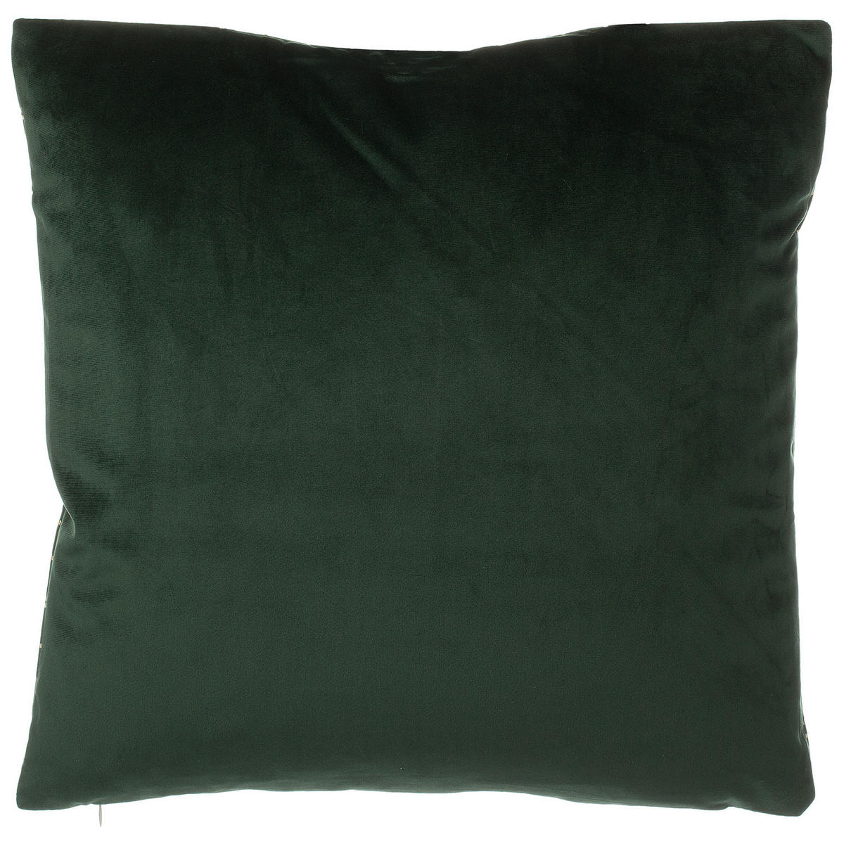 DEKOKISSEN 2er-Set Dunkelgrün 45/45 cm Celosia - Dunkelgrün, Textil (45/45cm) - Beliani