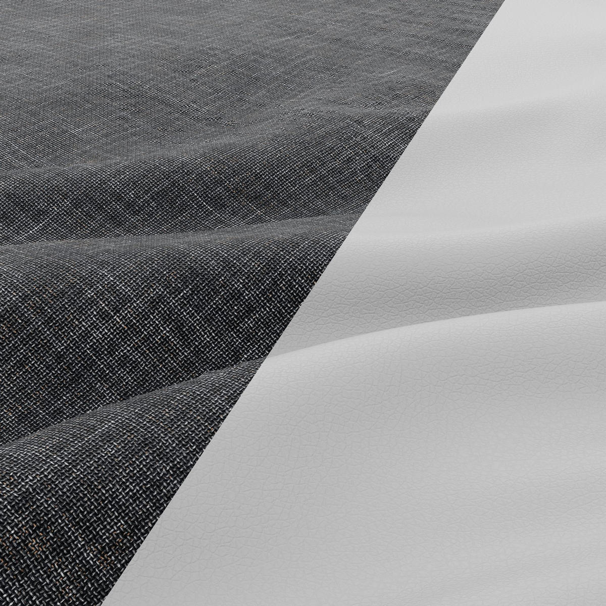 ECKSOFA LINKS MIT SCHLAFFUNKTION FORESTA, Schwarz + Grau - Schwarz/Grau, Textil (230/159cm) - Mebligo