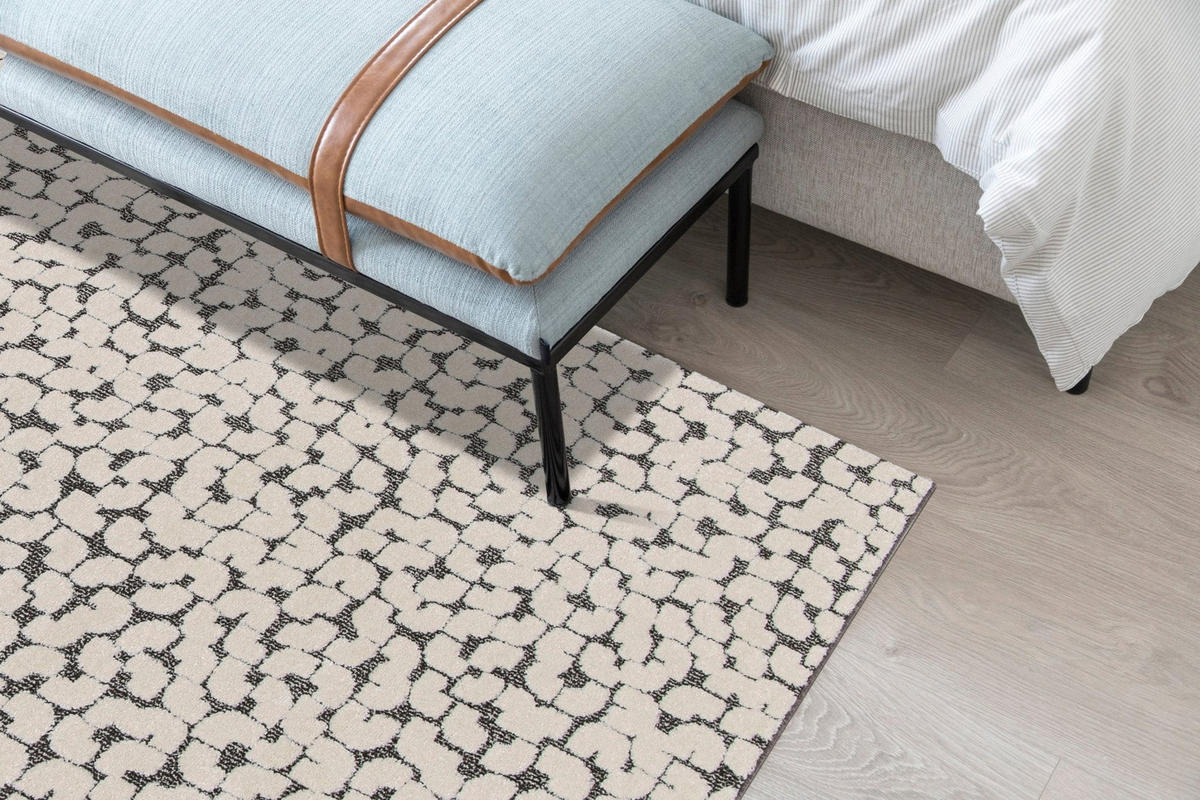 TEPPICH ultrafein mit Skulptureffekt grau - Grau, Textil (120/170cm) - AFK Living