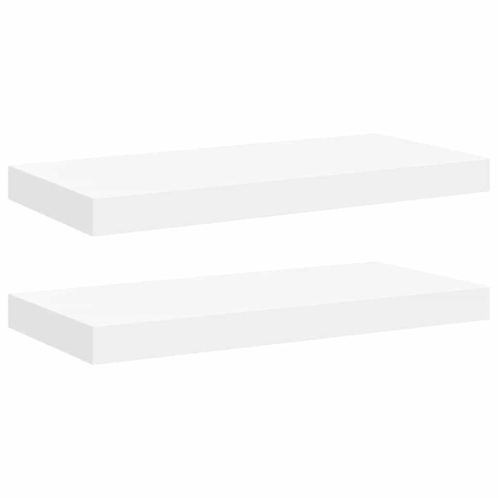vidaXL Wandboardset Weiß 50x3.8x23 cm