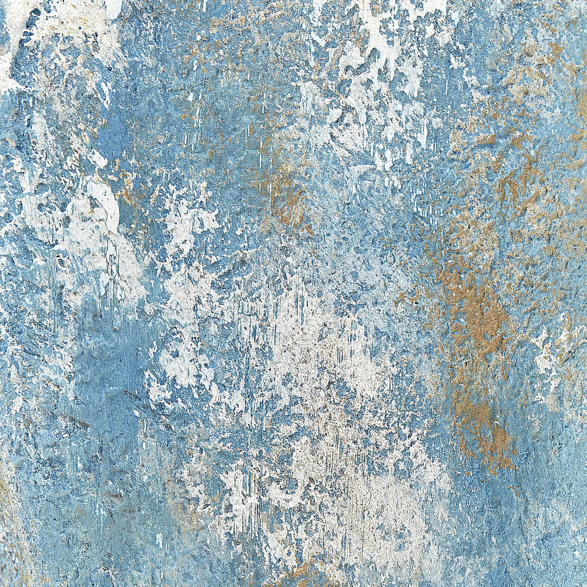 BLUMENTOPF Blau Ostrya - Blau, Naturmaterialien (24cm) - Beliani