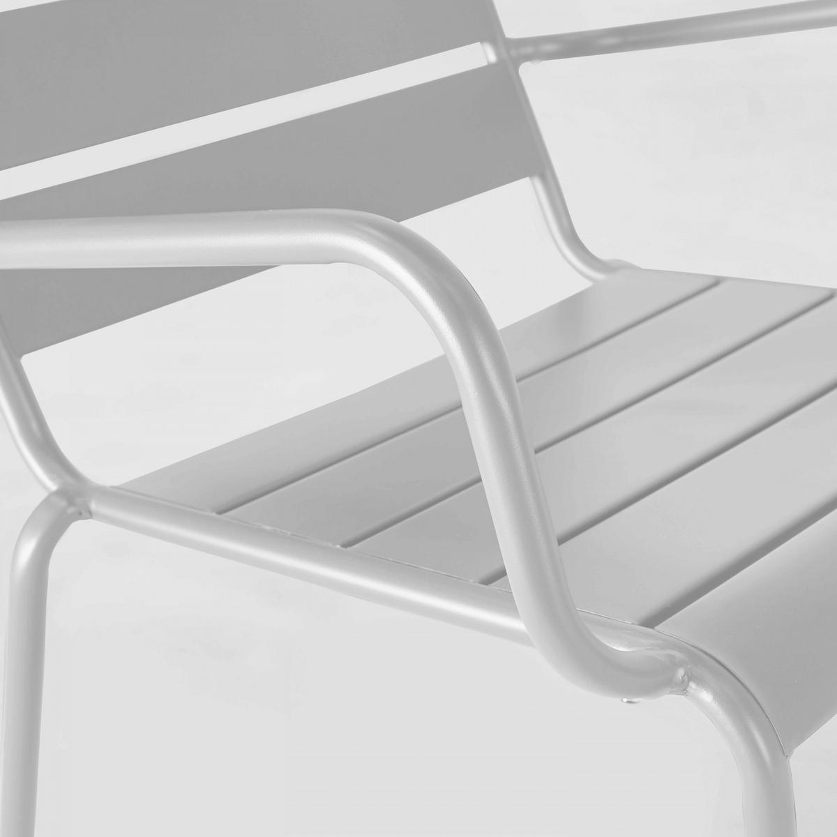 RELAXSESSEL, Weiß - Weiß, Metall (65/76/70cm) - Oviala