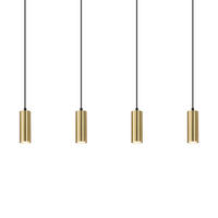 HÄNGELEUCHTE Glück 60/6/170 cm - Goldfarben, Metall (60/6/170cm) - Nettlife