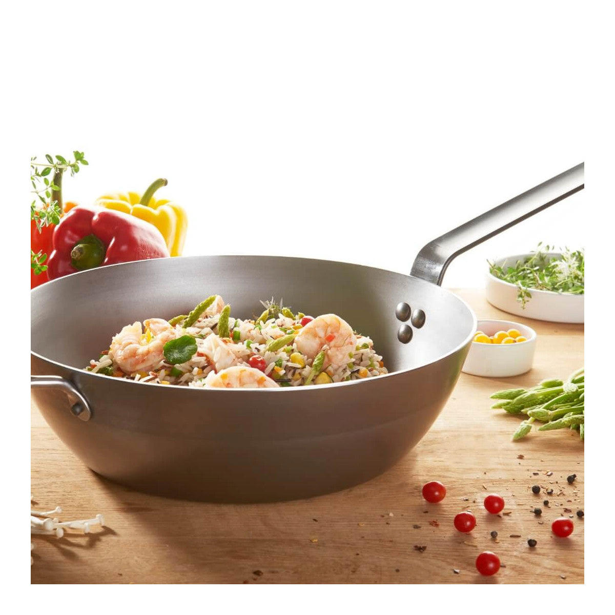 KOCHTOPF Mineral B - Silberfarben, Metall (32cm) - De Buyer