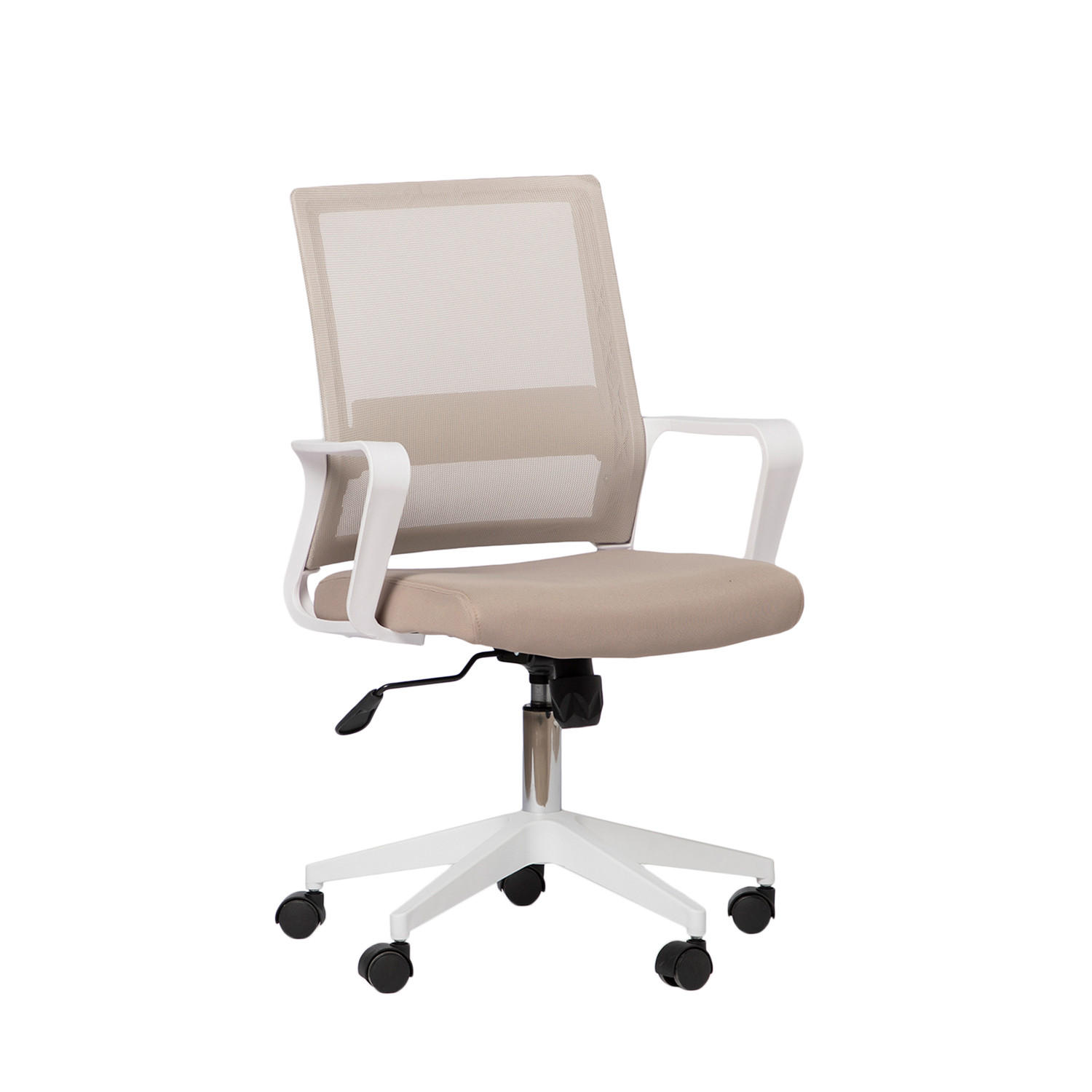 SCHREIBTISCHSTUHL Sayla Beige 60 cm x 95-105 cm - Beige, Kunststoff (60/95/60cm)