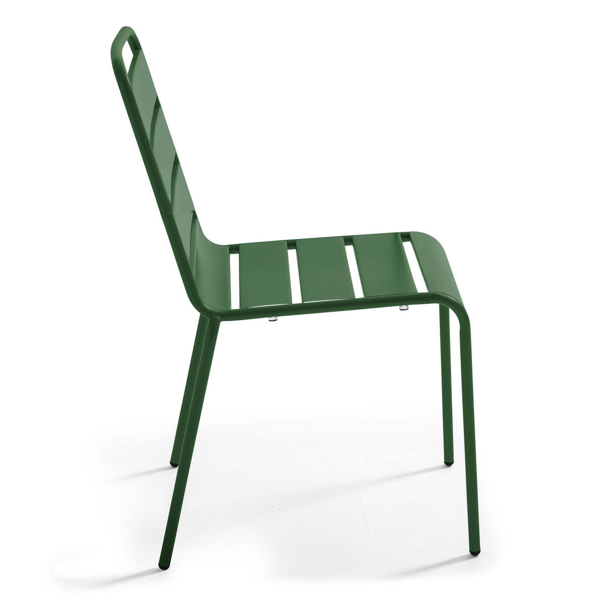 GARTENSTUHL, Waldgrün - Grün, Metall (42/83/53cm) - Oviala