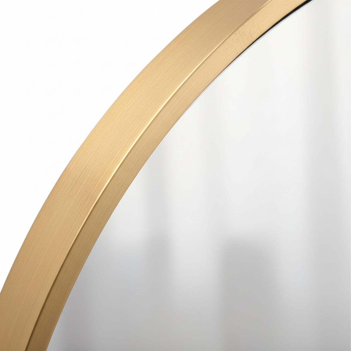 SPIEGEL - Goldfarben, Glas/Metall (60/60/3cm) - Relaxdays