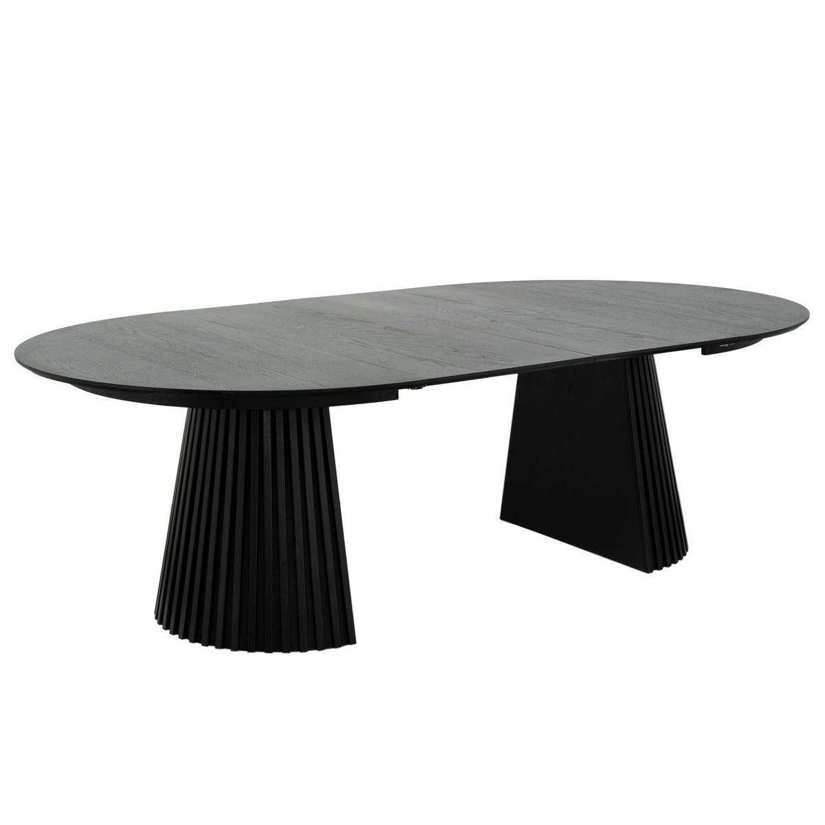 ESSTISCH 140/140/75 Schwarz rund - Schwarz, Holzwerkstoff (140/140/75cm) - Furnhouse